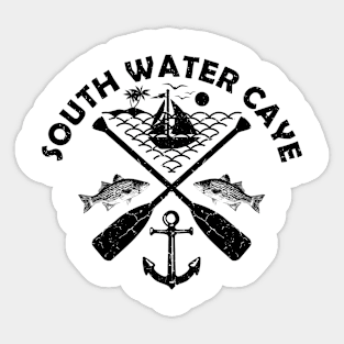 South Water Caye Beach, Belize, Boat Paddle Sticker